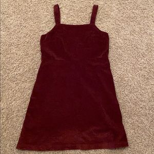 American Eagle Outfitters Red Ribbed Dress